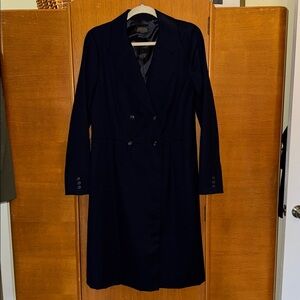 Pendleton Dark Blue Wool Coat Dress